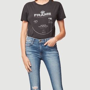 FRAME Vintage Inspired T-Shirt; size medium